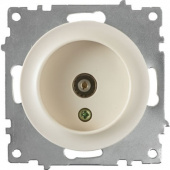 Розетка антенная TV, бежевая, 1E21101301 Ruwel