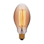 Ретро лампа накаливания E75 F2, E27, золотая, 052-407 Sun Lumen