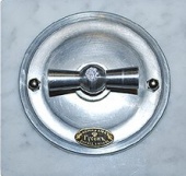 Рамка 1 местная D80, мрамор Бианка Карара, прямоугольник, К0011КвБК ГусевЪ