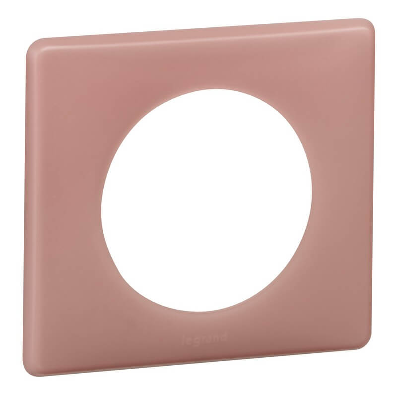 Дизайнерская рамка 1 местная, перкаль розе, 066761 Legrand, серия Celiane