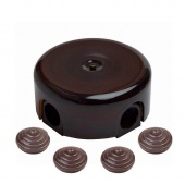 Распределительная коробка D78, тигровое дерево B1-521-TW-К BIRONI с 4 кабельными вводами в комплекте