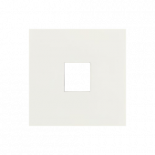 Накладка розетки компьютерной/ телефонной с суппортом, белый, 846104-0 LK Studio, серия LK80