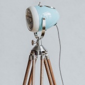 Мото-торшер, регулируемая высота 85-160 см., RoadMaster SkyBlue Vstileretro