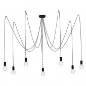 Лофт светильник подвесной Spider Gray, черно-белый, 6787 Nowodvorski