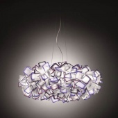 Лофт светильник подвесной Wavsea 9088P-2S purple LOFT IT