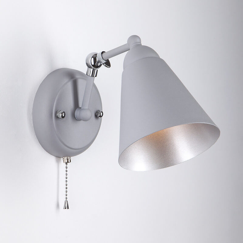 Настенный светильник в стиле лофт Nigella 70052/1 серый/серебро ЕВРОСВЕТ