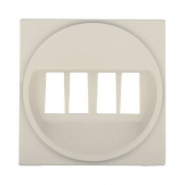 Накладка аудио-розетки, бежевый, 857404-1 LK Studio, серия LK45