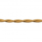 Ретро кабель витой ГОСТ 3*4, золотой, PV34009 ФД КерамикЪ