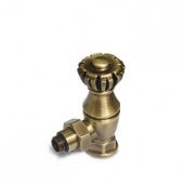 Ретро клапан регулирующий угловой для радиатора Liberty 1/2" х 3/4" бронза 0325-2000Z000 S.R.Rubinetterie