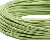 Ретро кабель круглый электрический (50м) 3*2.5, фисташковый шелк, серия Loft, Interior Electric