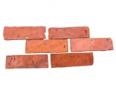 Лофт плитка (элемент ложок) ПСКЛ03 Cegla из старинного кирпича, внутренний срез