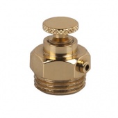 Воздухоотводчик ручной для ретро радиатора 1/2" золото 0327-1500D000 S.R.Rubinetterie