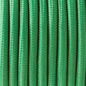 Ретро кабель электрический 2*0.75, зеленый, Cab.M06 Merlotti cavi