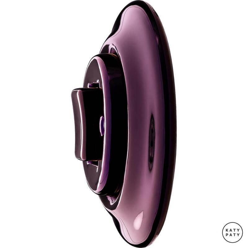 Ретро выключатель проходной фиолетовый металлик PEMAGW6 Katy Paty одноклавишный
