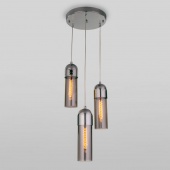 Подвесной светильник в стиле лофт Airon, 50180/3 дымчатый ЕВРОСВЕТ