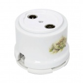 Ретро розетка ТВ, яблоня, OP.TV.AP Salvador