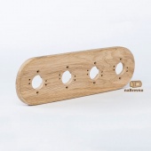 Четверная накладка на бревно D260 мм., дуб, R4-260-D naBrevno, серия Ретро