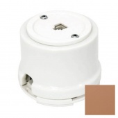 Телефонная ретро розетка, какао, OP.TEL.CO (KM) Salvador