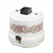 Ретро розетка интернет, узор, OP.INT.UZ Salvador