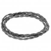 Ретро кабель электрический термостойкий, графит, GRF/L 3*1.5 Salvador