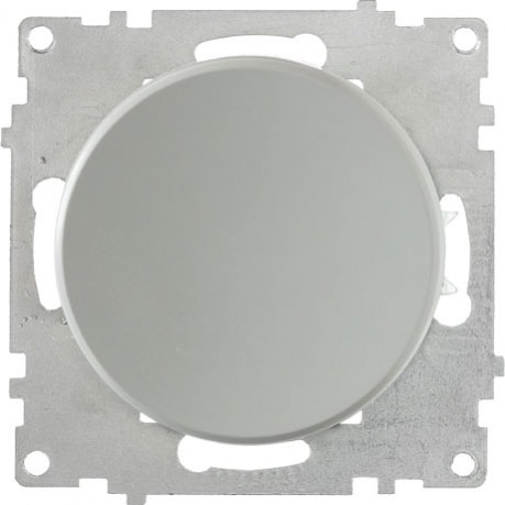 Выключатель одноклавишный проходной, серый, 1E31401302 Ruwel