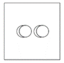 Дизайнерский выключатель диммер Vega Черный песок, BVB2D Bonze