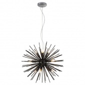 Люстра подвесная в стиле лофт Star, черный, LSP-8337 Lussole