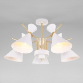 Люстра в стиле лофт Apart, 70114/5 белый ЕВРОСВЕТ