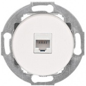 Розетка компьютерная RJ-45 кат. 6, 886304-1, белый, LK Studio Vintage