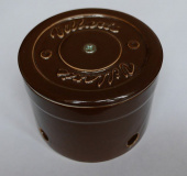 Распаечная коробка фарфоровая D80, коричневый, 2110002 Villaris-loft