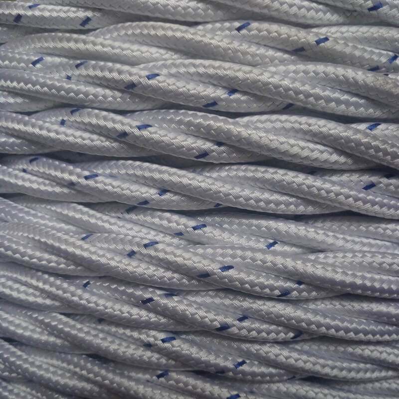 Ретро кабель витой ГОСТ 2*1.5, белый, FRRTX-02X1.50BI Salcavi Industrie