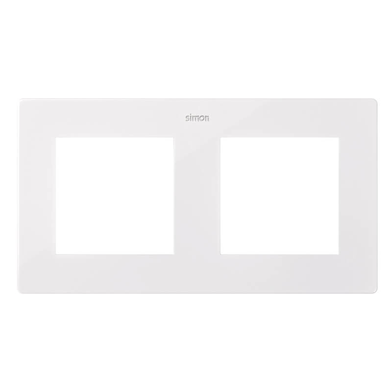 Дизайнерская рамка 2 местная, белый, 2400620-030 Simon, серия 24 Harmonie