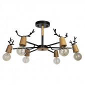 Лофт светильник потолочный Sven 10024/6 Black LOFT IT