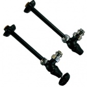 Ретро клапаны угловые с трубками для радиаторов Old Style 1/2" черный матовый A339-1500VS15 S.R.Rubinetterie