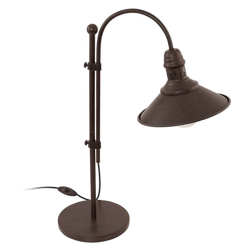 Лофт светильник настольный Stockbury, коричневый, 49459 Eglo