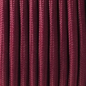 Ретро кабель электрический 2*0.75, бордо, Cab.M19 Merlotti cavi