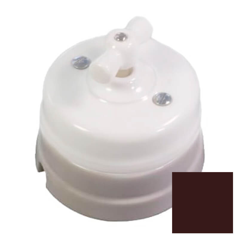 Подъемная рамка керамическая для выключателя и розетки, коричневый, RС1-01002 Retrika, серия Ideal