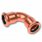 Уголок для труб 90° вн-вн. D54 мм., медь, УГ90/54б KW