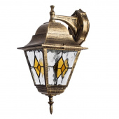 Ретро бра уличное Berlin, черный, золотистый, A1012AL-1BN Arte Lamp