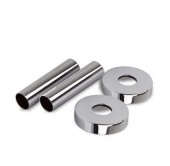 Декоративные трубки и крышки для ретро радиатора 1/2" хром 0491-1500C070 S.R.Rubinetterie
