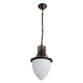 Ретро светильник уличный подвесной Vienna, черный, золотистый, A1317SO-1BN Arte Lamp