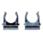 Крепеж-клипса для труб D16 серебряный век, BTK1-16-11-10 BIRONI, 10 шт./ упак.