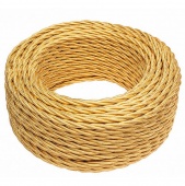 Кабель информационный 2*0.2, золото глянцевое, B1-427-079 BIRONI