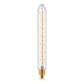 Ретро лампа накаливания T38-300 F4, E27, прозрачная, 052-207 Sun Lumen