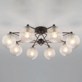 Люстра в стиле лофт Karo, 70077/8 графит ЕВРОСВЕТ