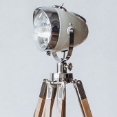 Мото-торшер, регулируемая высота 100-180 см., HighwayStar Ivory Vstileretro