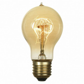 Ретро лампа накаливания Edisson E27, янтарная, GF-E-719 Lussole