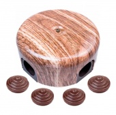 Распределительная коробка D110, канадский клен, B1-522-14-К BIRONI с 4 кабельными вводами в комплекте