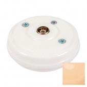 Ретро розетка телевизионная без подъемной рамки, имбирь, GE70321-ИК (KM) ТМ МезонинЪ