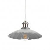 Лофт светильник подвесной PL3 GR/SN E27, серый, Б0037436 Эра